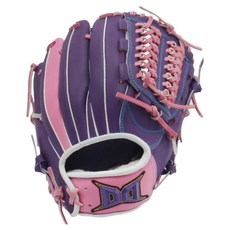 D.David 內野手套 右投用 IN iF-22 25, 1個, 紫色 + 粉紅色