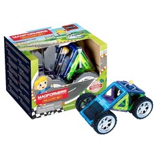 맥포머스 남아용 랠리 카트 블록 8p, 혼합색상, 1세트