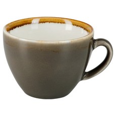 pulsiva Glaze 瓷製咖啡杯 200ml, 1個, 灰褐色