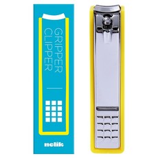 넬릭 손톱이 튀지않는 대형 손톱깎이, 1개, 옐로우