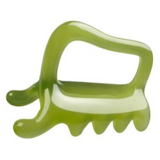 Glowus 頸肩頭皮刮痧板 一般款, 1個, 祖母綠色