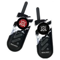 리얼샷 알파넷 무전기 장난감 2종 세트 HAHA-WALKIE-TALKIE, 혼합색상, 1세트