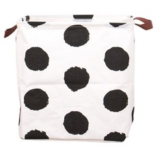 日常亮點迷你布藝收納籃, 1個, 圓點