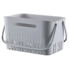 耐用排水多用途沐浴籃, 灰色