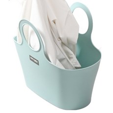 塑膠圓形手提籃, 綠色