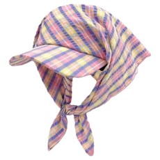 Akako 格紋頭巾帽