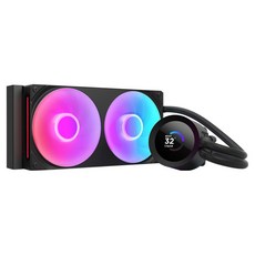 NZXT 恩傑 水冷式CPU散熱器 KRAKEN Plus 240 RGB v2, 黑色, 1個
