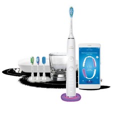 PHILIPS 飛利浦 sonicare 鑽白極淨智能鑽石音波震動牙刷/電動牙刷, HX9924/02, 1組, 晶鑽白