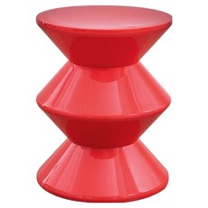 라라하우스 델라 모래시계 컬러 스툴 사이드 테이블 Large, 로즈, 1개