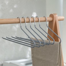 프렌지 스틸 논슬립 바지걸이, 10개, 그레이