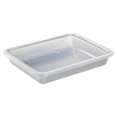 SHIMOYAMA 多用途304不鏽鋼料理托盤 附蓋 1.8L, 1入, 1個