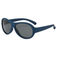 ALEGANT UV400 運動時尚霧藍兒童運動流線設計矽膠偏光墨鏡