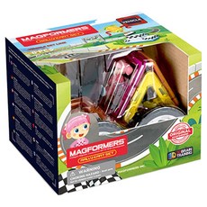 MAGFORMERS 拉力賽車磁力積木組 女孩款 8件, 1個, 混合顏色