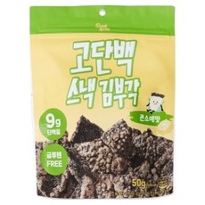 Bugak&Chip 高蛋白零食 海苔脆片 法式清湯口味, 1個, 50g