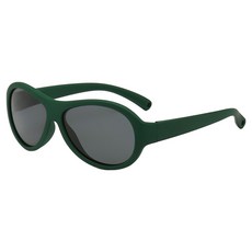 ALEGANT UV400 運動時尚霧綠兒童運動流線設計矽膠偏光墨鏡