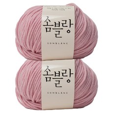 Yarna Somblanc毛線 50g, 2個, 7 粉色