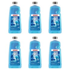 소낙스 더 뷰 아이스 프레쉬 워셔액, 2L, 6개