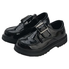 Rabbit Foot 兒童鱷魚紋單扣帶樂福鞋