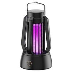 Kyhome 家用紫光電擊式捕蚊燈 戶外露營燈 黑色, Y21