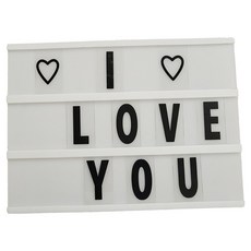 小麥購物 LED發光字母燈箱 5W L3006 白色, 1個