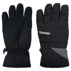 Vogust 舒適貼合滑雪雪板Ozzy防寒手套 雙手配戴套組 LUPCUG05, 1套, 黑色