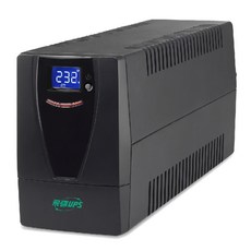 UPS 飛碟 1KVA 在線互動式UPS 含穩壓/USB監控軟體/觸碰式LCD翻頁/LCD自動休眠 FT-TS10H, 1個
