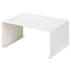 SHIMOYAMA 北歐風桌上型ㄇ型置物/分層收納架, 1個, 白色