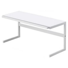 SHIMOYAMA 北歐風伸縮式置物架/調味料收納架, 1個, 白色