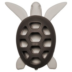 QUALy 拯救海龜 牙刷架, 棕色, 1個