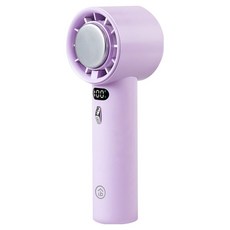 aibo 半導體冰敷 100檔調速 手持/桌立充電風扇, HA-FAN1144, 柔霧紫