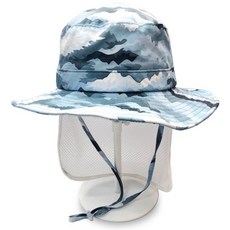 무슈 아동용 밀리터리 백매쉬 사파리 모자