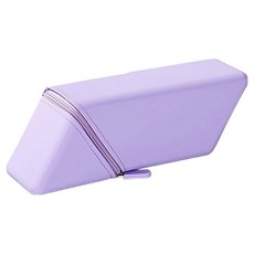 Khohimo 2合1矽膠雙層筆袋 5W0473, 1個, 紫色