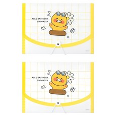 카카오프렌즈 세이치즈 12포켓 아코디언 파일, 춘식이, 2개