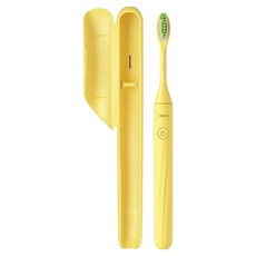 PHILIPS 飛利浦 電池式電動牙刷 + 超輕便旅行盒, 1套, 芒果黃, HY1100/02