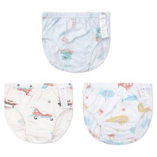 ORGANICMOM 男童款三角內褲飛機 MIFUUP01+海軍 MISUUP43+恐龍鯊魚 MISUUP30組