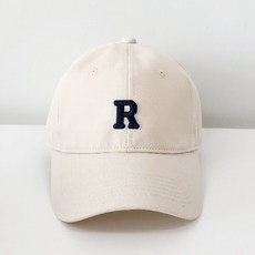 Hans Hat R字刺繡簡約日常棒球帽