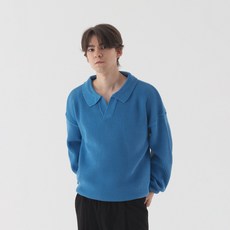 PIANER 男女通用開襟領寬鬆版型蜂巢織針織衫