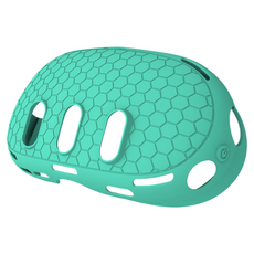 CASHYRICH Meta Quest 3 相容蜂巢圖案矽膠VR保護套 淺卡其色, 1個, 單一商品