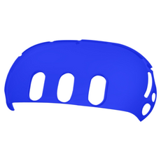 Cachirichi Meta Quest 3 相容 前置硬殼簡約VR保護殼 藍色, 1個, 單一商品