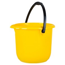 트러스트 클리닝 원형 버켓 9L, 노랑