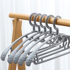 With Master優質防肩角防滑西裝衣架, 灰色, 20個