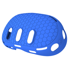 CashRich Meta Quest 3相容蜂巢圖案矽膠VR保護套 藍色, 1個, 單一商品