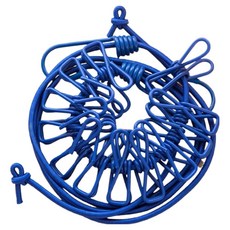 통근창고 심플 빨래줄 1.74m, 블루, 1개
