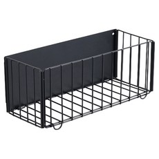 Mpinri壁掛磁吸折疊式洗衣籃, 黑色