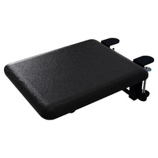 書桌延伸層架 手臂支架 皮革托架, 1個, 黑色