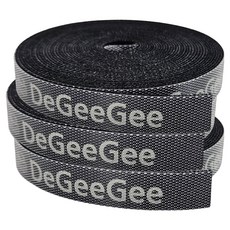 DGG 可裁剪魔鬼氈束線帶, 3個, 黑色