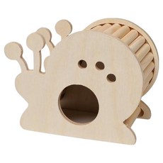 寵物星樂園 造型實木躲避屋, 1個, 蝸牛