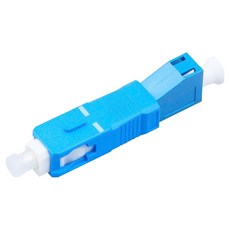 인네트워크 UPC 광패치코드 포트 LC SC 변환 양방향 광아답터 IN-SMLF, 블루, 1개, 39.1mm