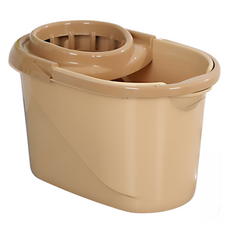 씨제이이 가정용 버킷 걸레통, 브라운, 1개