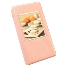 Instax方形底片專用 馬卡龍2層相簿, 64張, 粉紅色